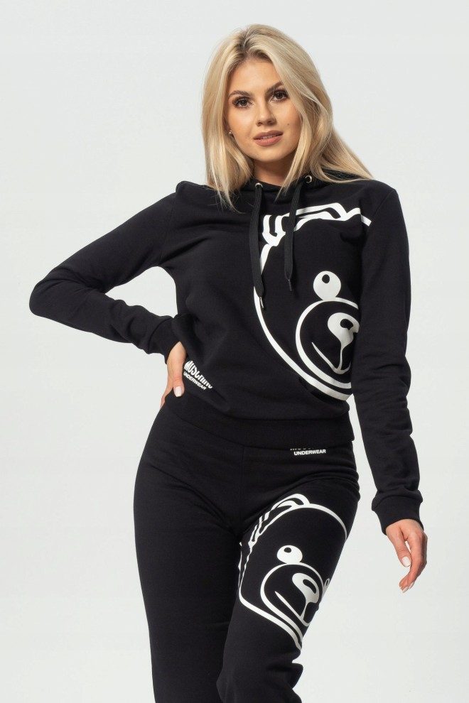 MOSCHINO Hanorac negru pentru femei