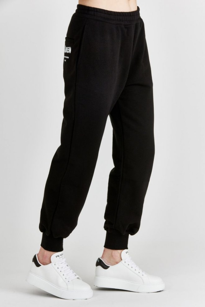 ALEXANDER MCQUEEN Women's black sweatpants