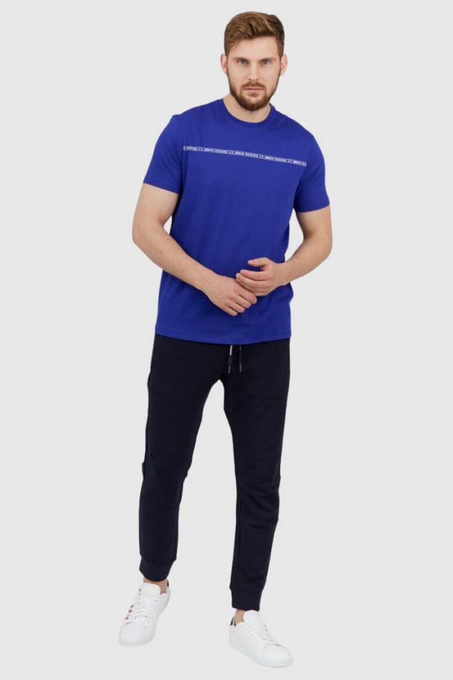 ARMANI EXCHANGE Pantaloni de trening pentru bărbați albastru marin