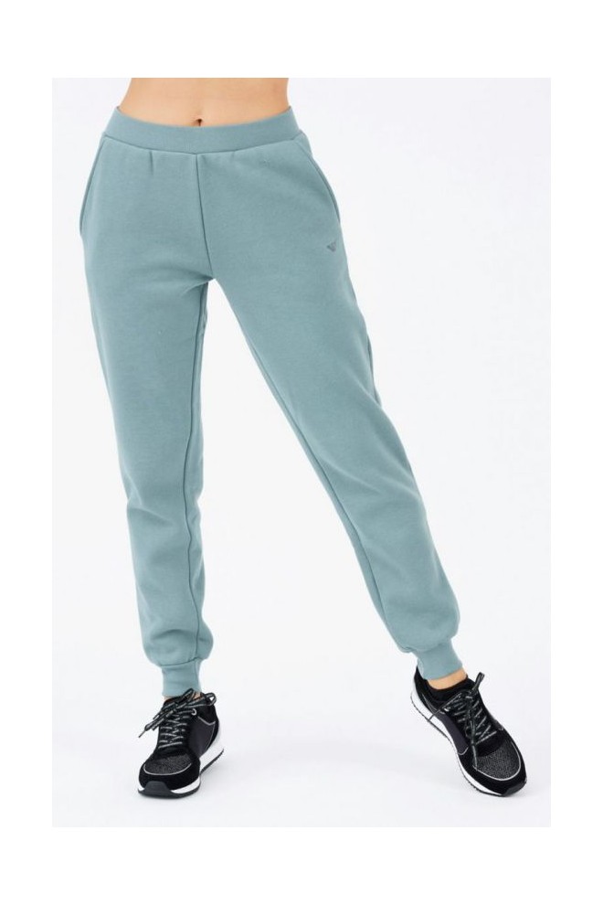 EMPORIO ARMANI Green women's sweatpants