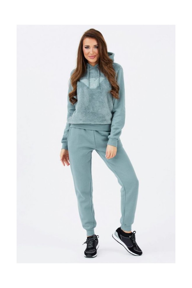 Pantaloni de trening pentru femei EMPORIO ARMANI Green