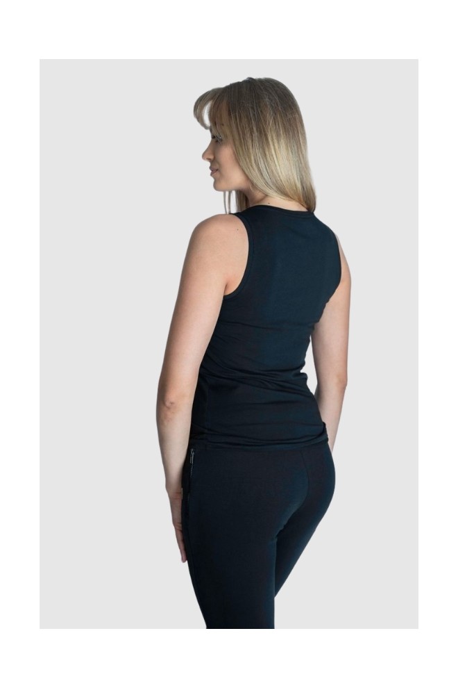 Pantaloni de trening MOSCHINO SWIM, negri, pentru femei