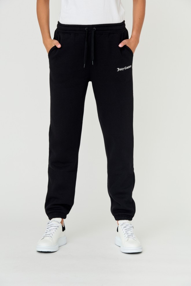 Pantaloni Sora negri pentru femei JUICY COUTURE 