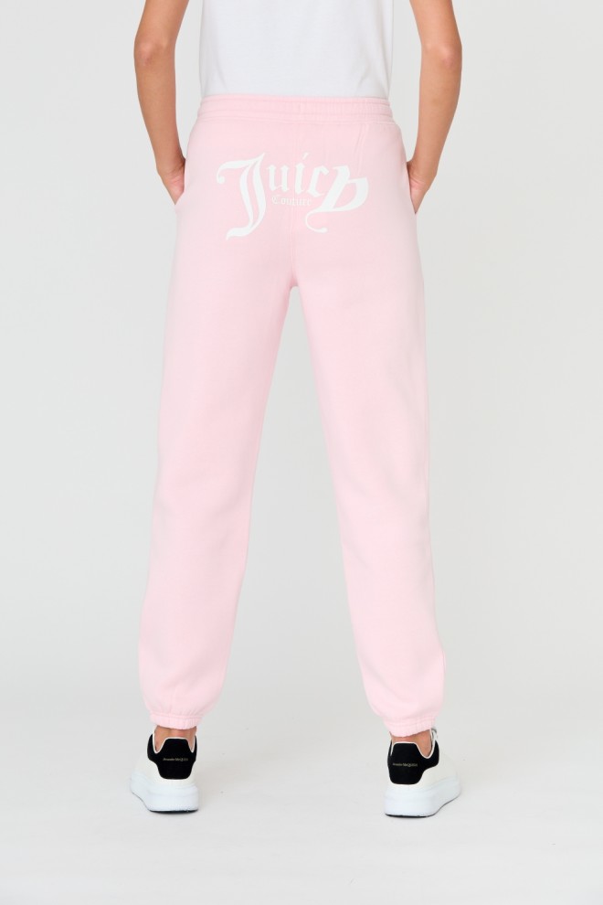 Pantaloni Sora roz pentru femei JUICY COUTURE 