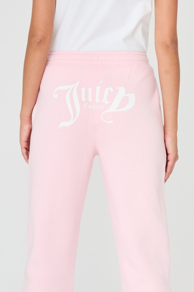 Pantaloni Sora roz pentru femei JUICY COUTURE 