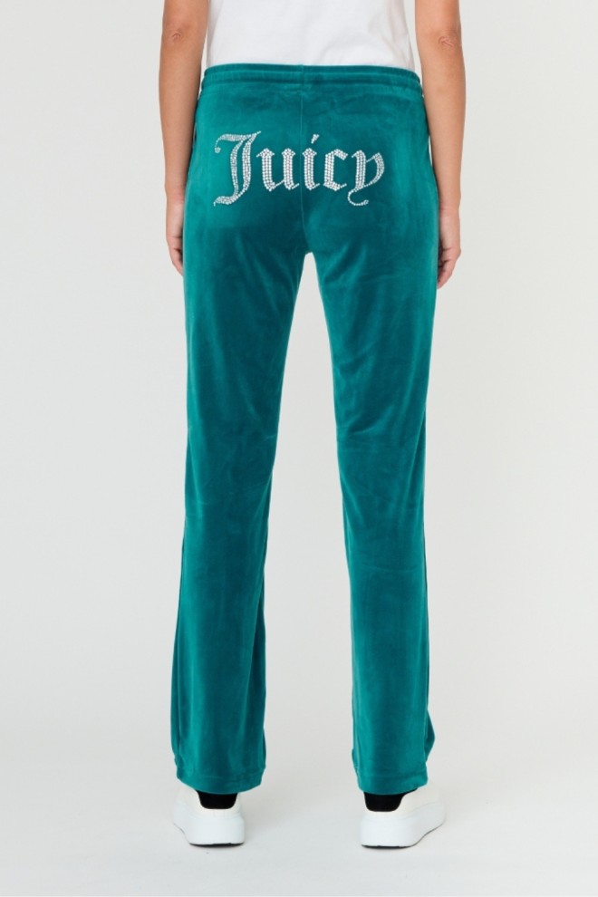 Pantaloni Tina turcoaz pentru femei JUICY COUTURE 