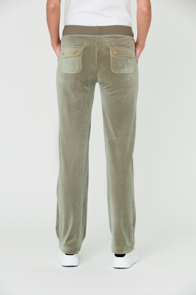 JUICY COUTURE Pantaloni Del Ray verzi, de damă