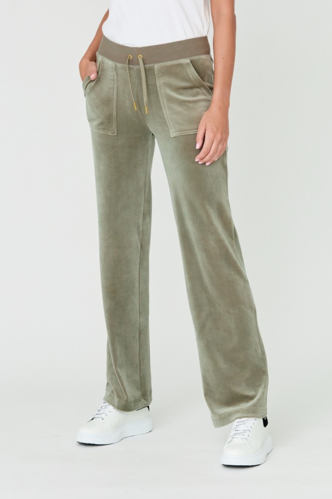 JUICY COUTURE Pantaloni Del Ray verzi, de damă