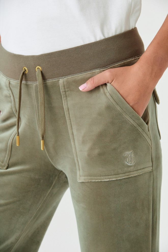 JUICY COUTURE Pantaloni Del Ray verzi, de damă
