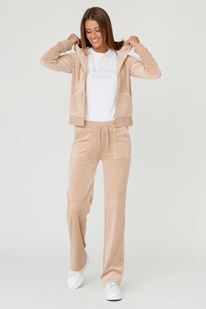 JUICY COUTURE Pantaloni Del Ray bej pentru femei