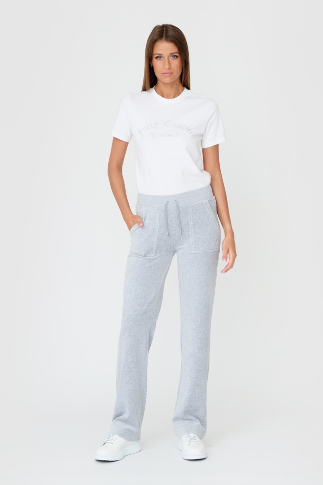 JUICY COUTURE Pantaloni Del Ray gri pentru femei