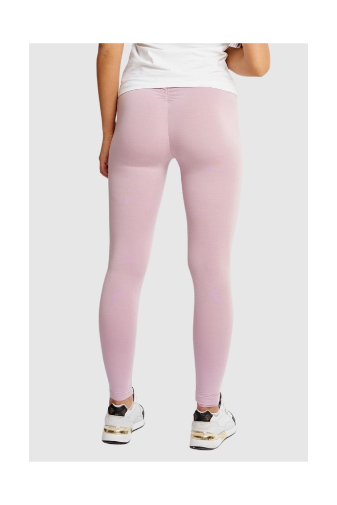 GUESS Light pink women's leggings with a crease