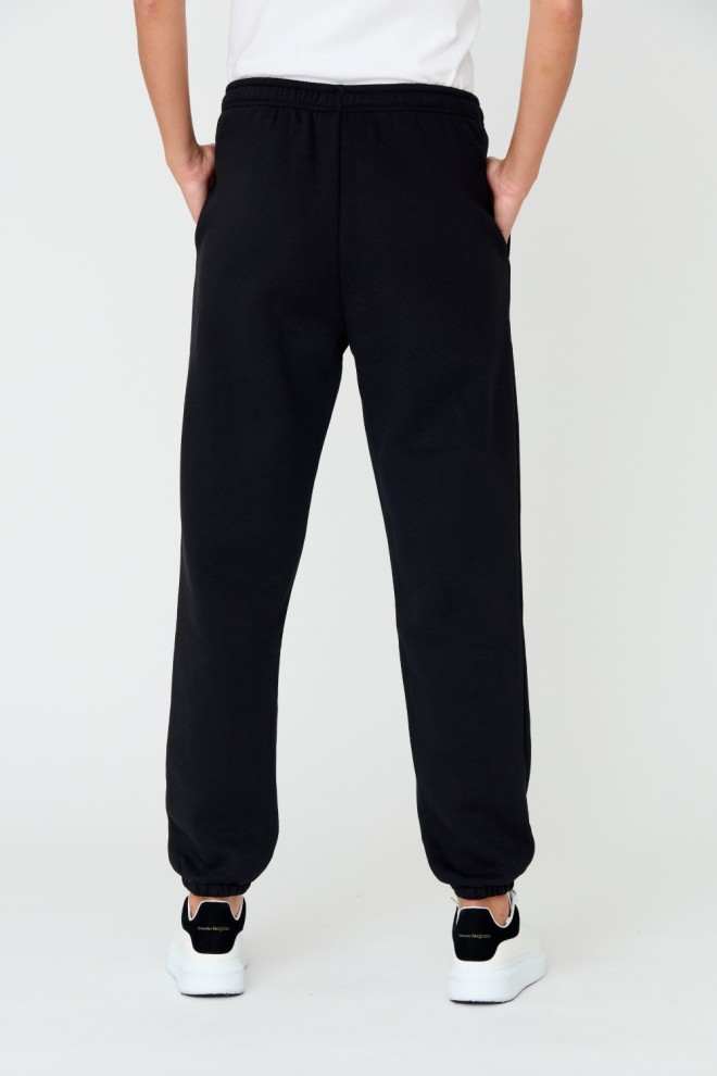 JUICY COUTURE Black Heart Diamante Pants