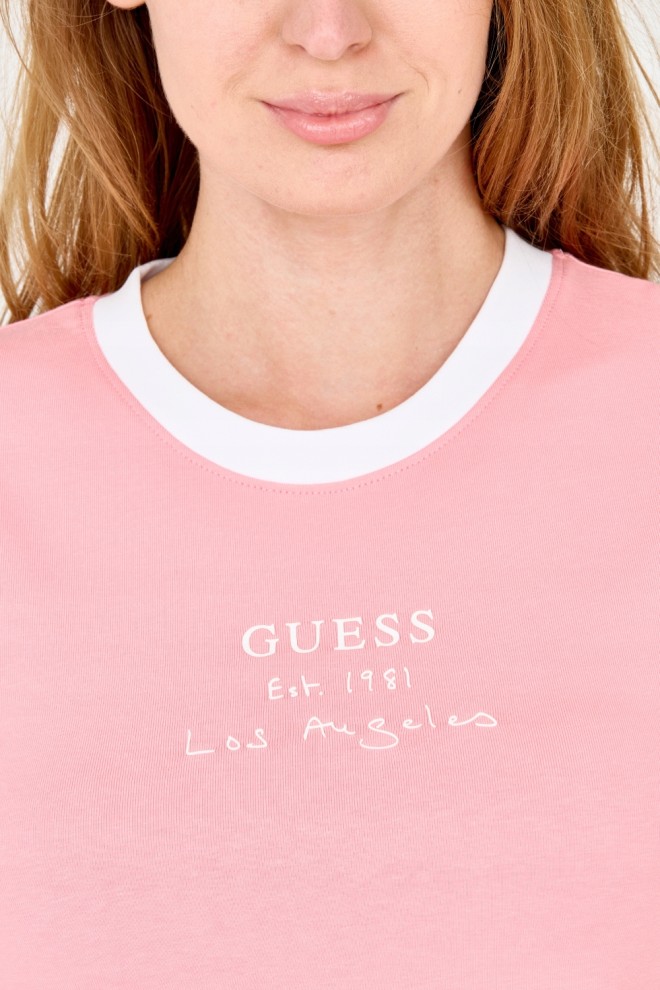 GUESS Pink crop top