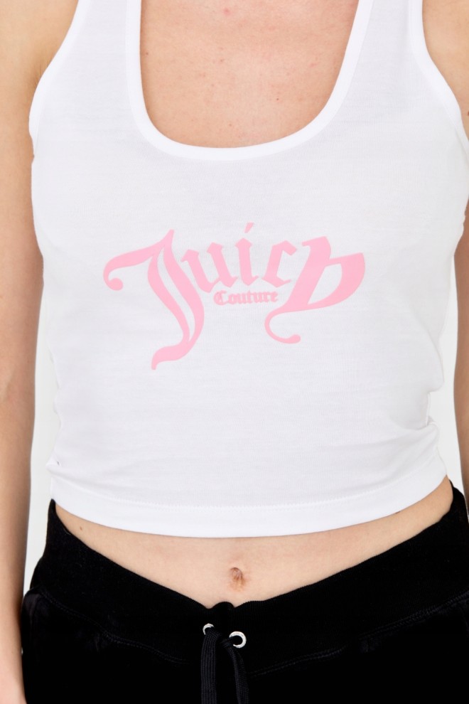 JUICY COUTURE Biały tank top Chrishell