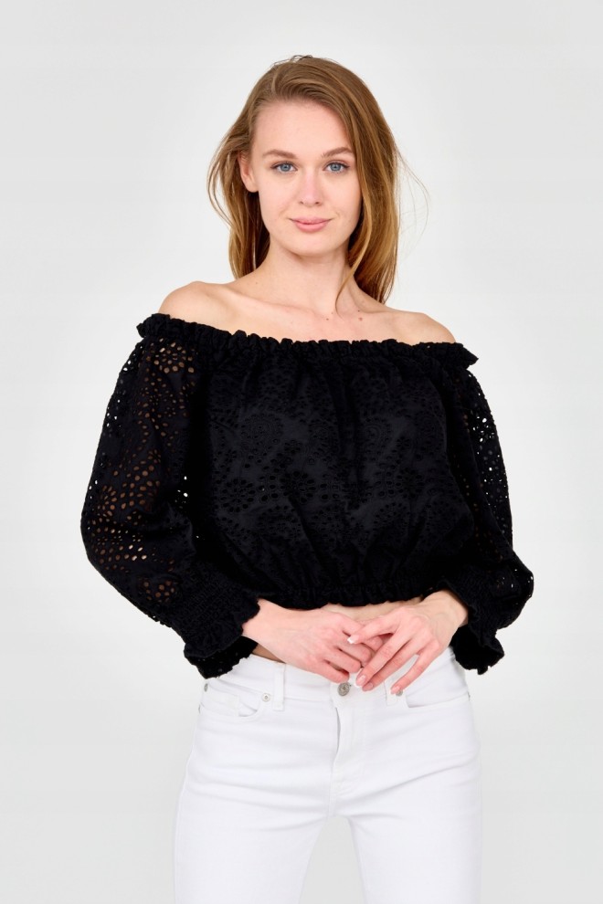 GUESS Top negru pentru femei
