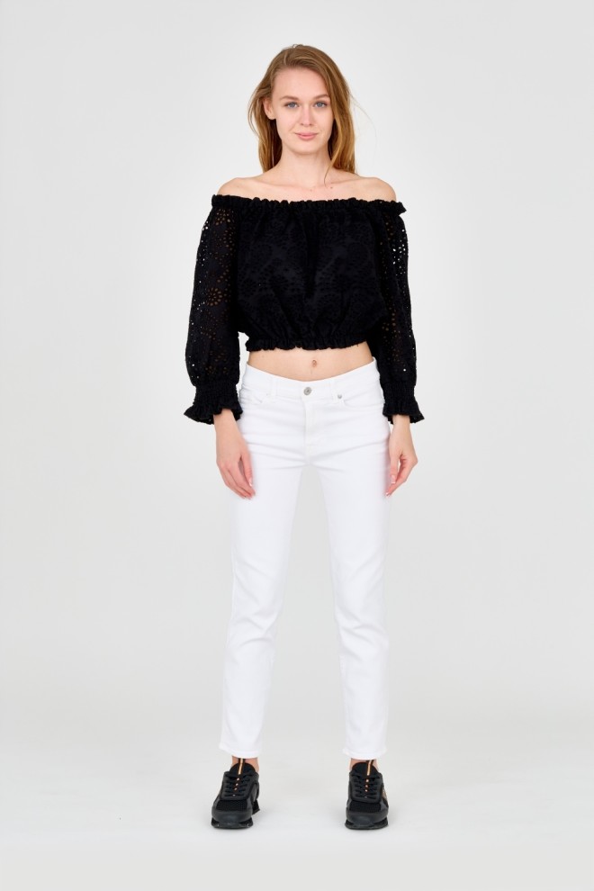 GUESS Top negru pentru femei