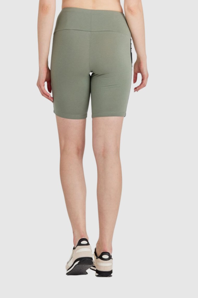 GUESS Green women's leggings with piping