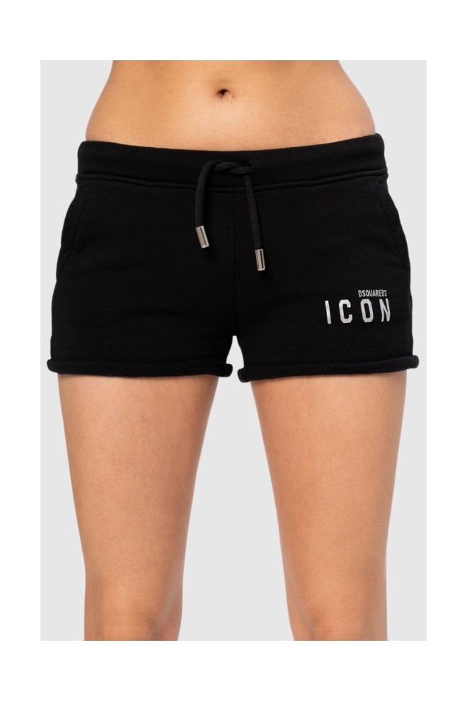DSQUARED2 Pantaloni scurți pentru femei Black Icon
