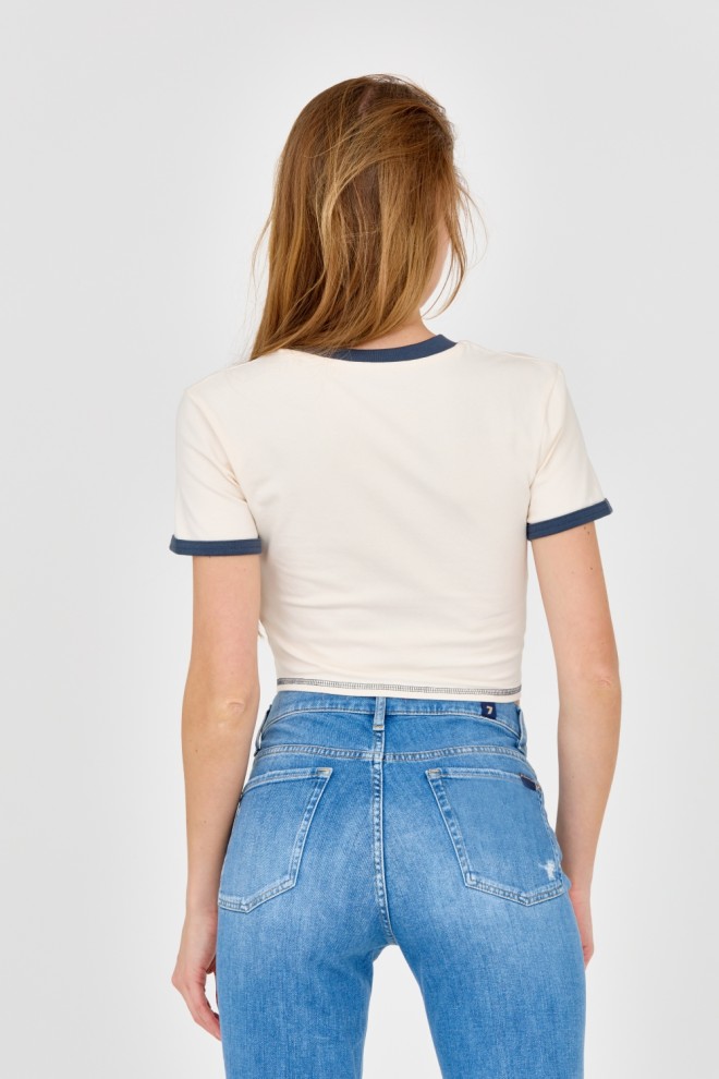 Tricou pentru femei GUESS Ecru