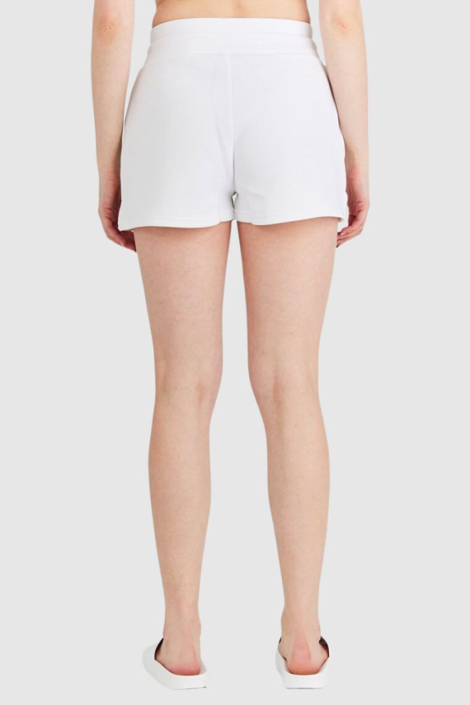 GUESS White women's shorts with colorful logo