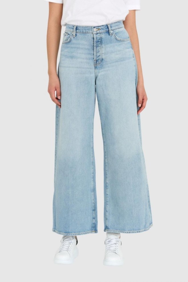 7 FOR ALL MANKIND Blugi albastru deschis Zoey Air Wash Swedes pentru femei