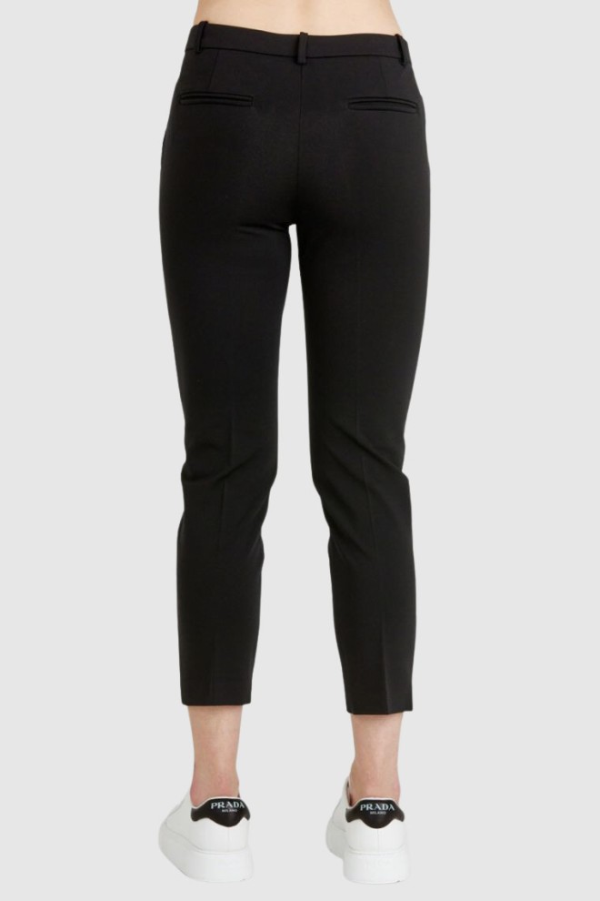 PINKO Pantaloni țigaretă negri pentru femei