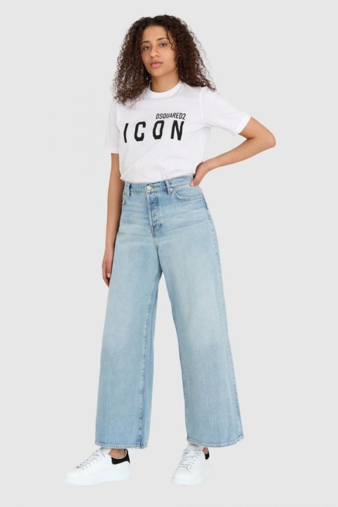 7 FOR ALL MANKIND Blugi albastru deschis Zoey Air Wash Swedes pentru femei