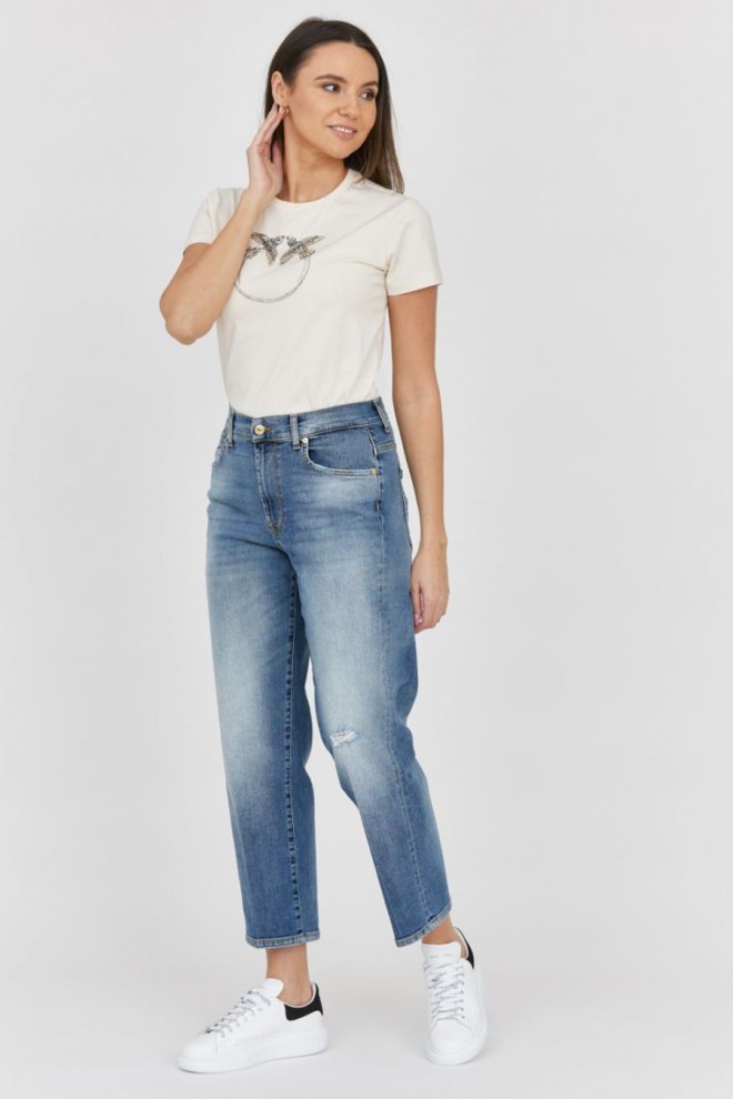 7 FOR ALL MANKIND Light rubbed jeans THE MODERN STRAIGHT Rewritten