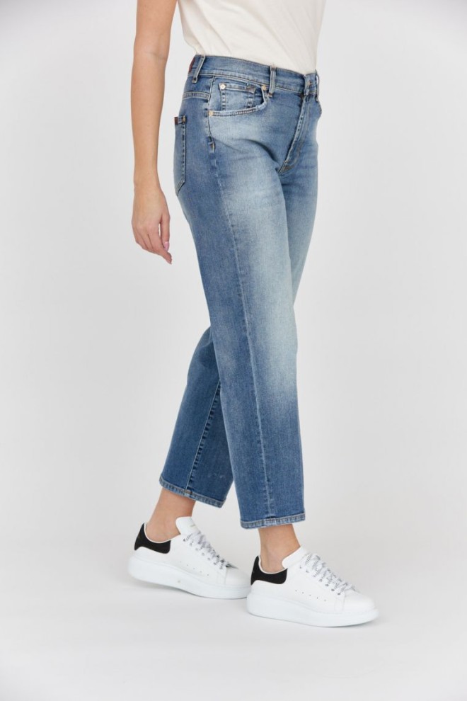 7 FOR ALL MANKIND Light rubbed jeans THE MODERN STRAIGHT Rewritten