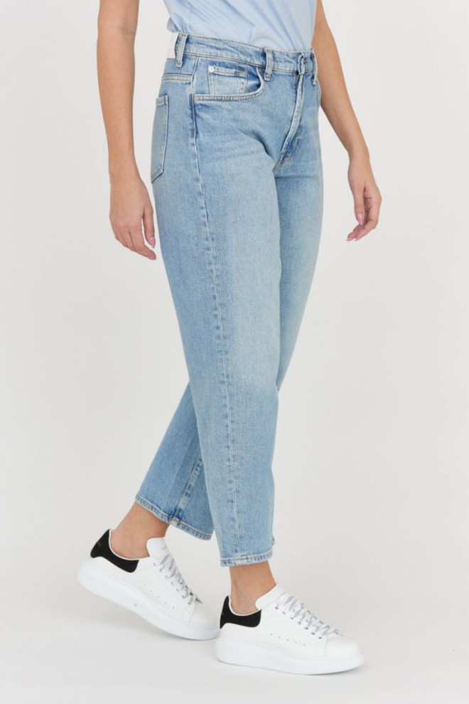 7 FOR ALL MANKIND Light blue jeans with widened leg THE MODERN STRAIGHT Air Wash.