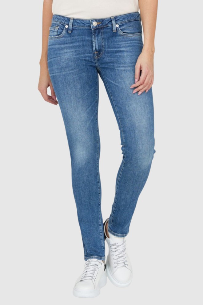 7 FOR ALL MANKIND Blue PYPER SLIM ILLUSION Stride jeans