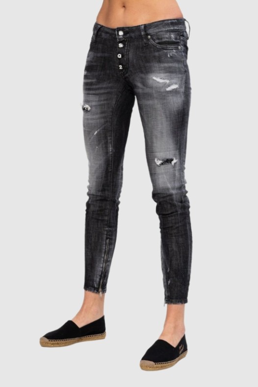 DSQUARED2 Blugi skinny cu...