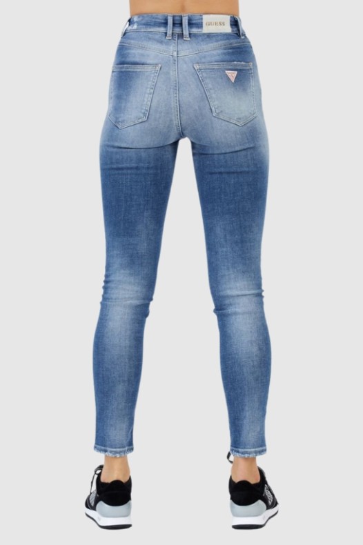GUESS Blugi albaștri cu...
