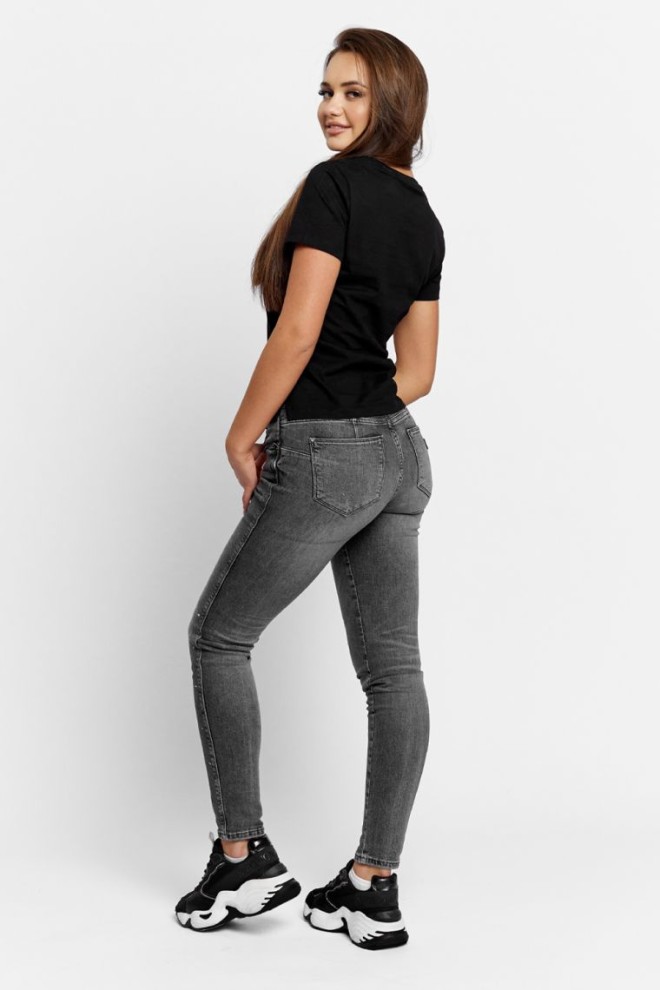 GUESS Grey women's jeans with glitter