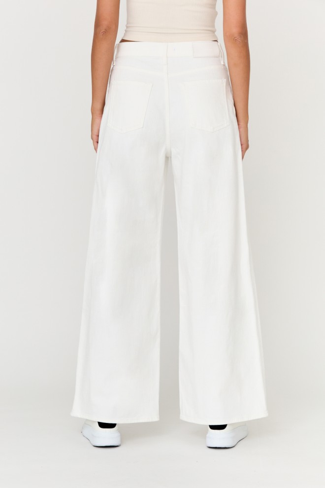 7 FOR ALL MANKIND Blugi albi pentru femei Zoey Milk