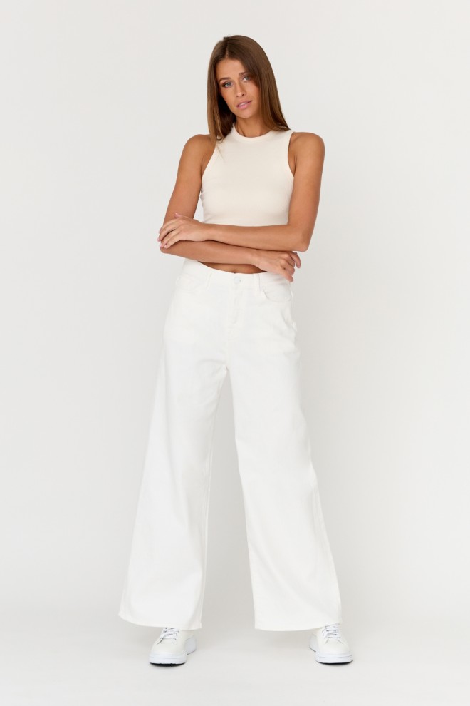 7 FOR ALL MANKIND Women's white jeans Zoey Milk