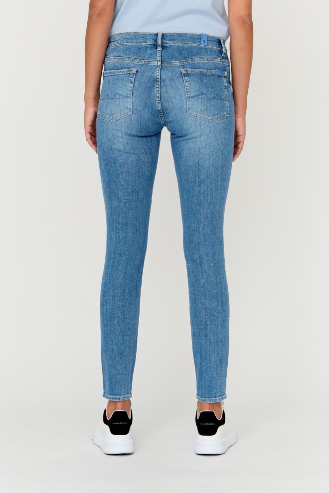 7 FOR ALL MANKIND Blue SLIM ILLUSION WITHIN jeans