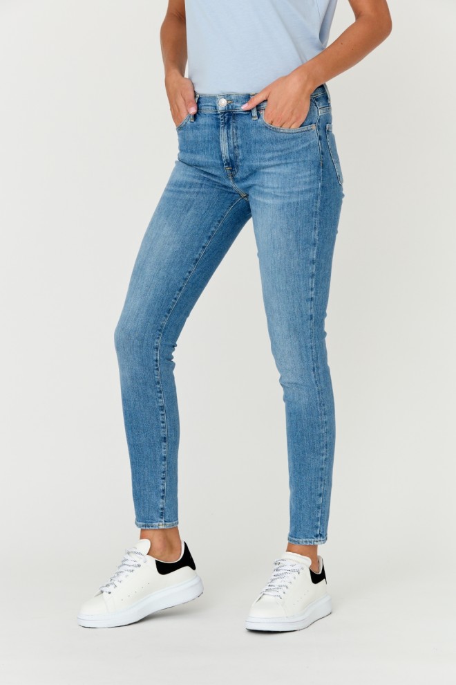 7 FOR ALL MANKIND Blue SLIM ILLUSION WITHIN jeans