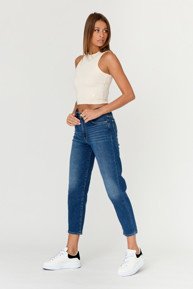 7 FOR ALL MANKIND Blugi bleumarin pentru femei MALIA LUXE VINTAGE BLUEPRINT