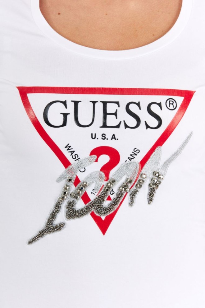 GUESS White women's icon longsleeve