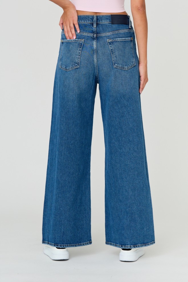 7 FOR ALL MANKIND Blugi Zoey Explorer albastru închis pentru femei