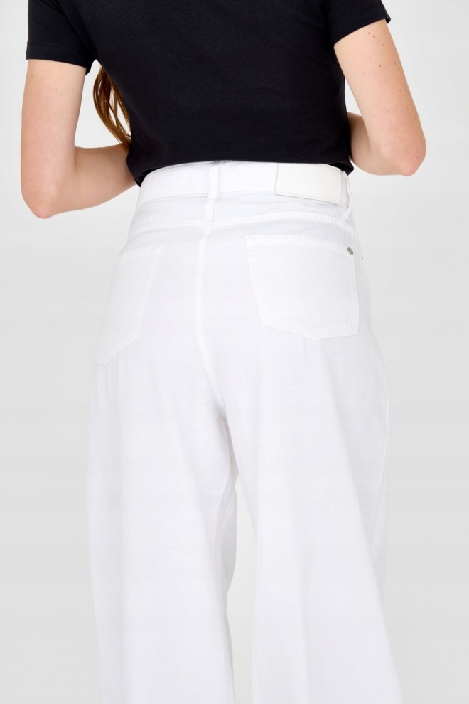 7 FOR ALL MANKIND Blugi albi pentru femei Zoey