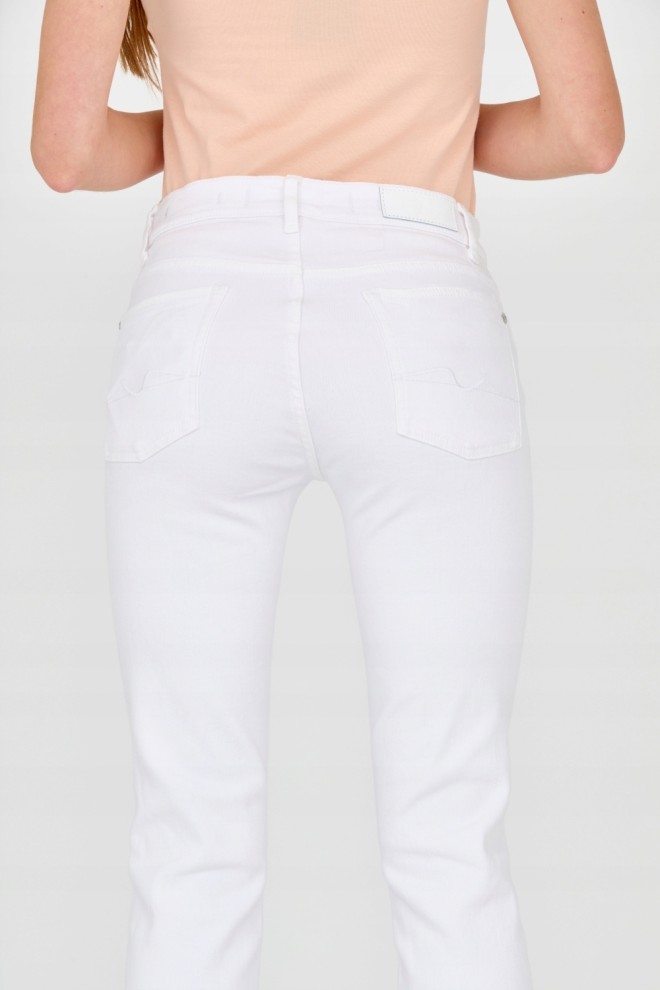 7 FOR ALL MANKIND Blugi cu gleznă Roxanne White pentru femei