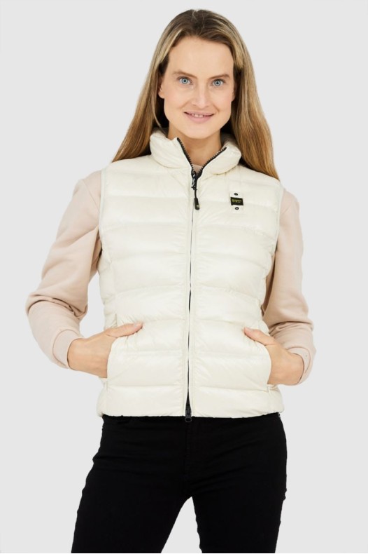 BLAUER Ecru fără mâneci...