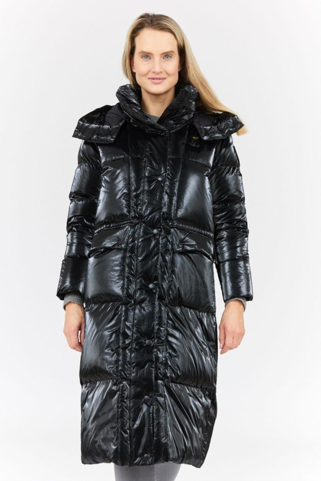 BLAUER Black women's naomi down coat with detachable hood