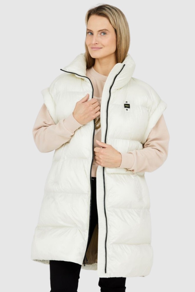 BLAUER Ecru lung fără mâneci Daisy pentru femei