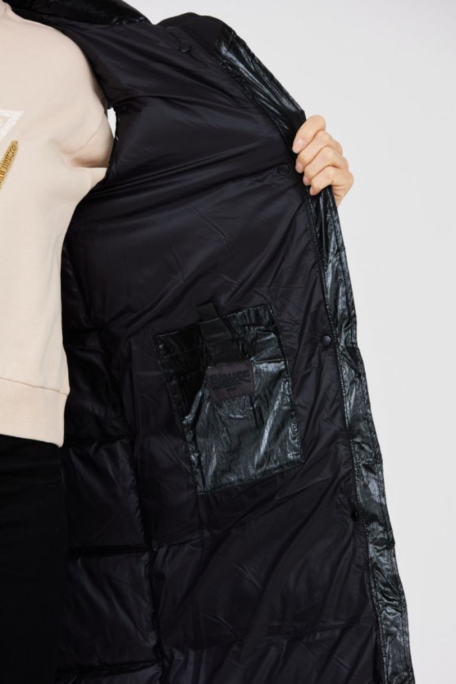 BLAUER Femeii lung strălucitor în jos fără mâneci Erika