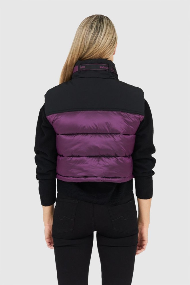 INVICTA Femeii violet în jos scurt fără mâneci