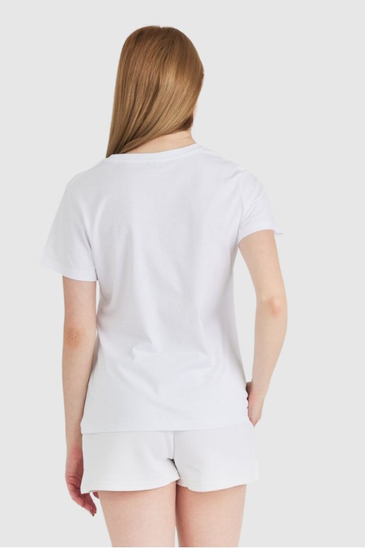 GUESS Biały t-shirt damski...